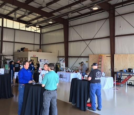 Commissioner Strakeljahn at Open House